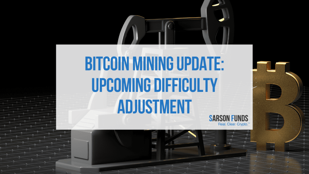 Bitcoin Difficulty Adjustment Hashrate